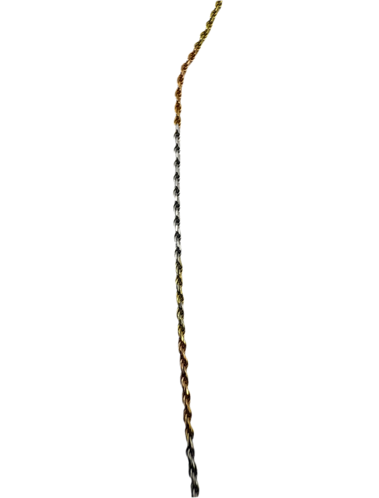 Sterling Silver Designer “KAWS” Skull Pendant with Tri-Gold Chain